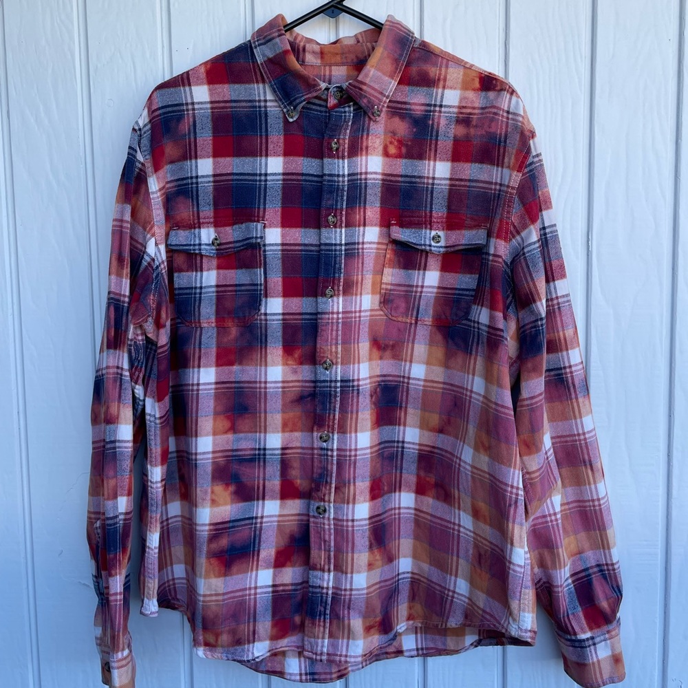 Bleach Dyed Flannel